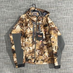Sitka delta wading jacket, optifade marsh camo, 2XL